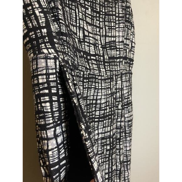 Michael Kors Womens Sheath Wool Blend Tweed Dress Size 4 Black and White - Picture 2 of 6